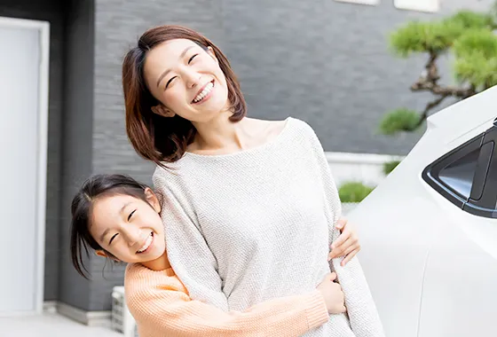 笑顔いっぱいのお客様
